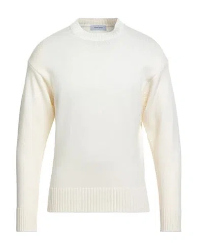 Gran Sasso Man Sweater Off White Size 38 Virgin Wool