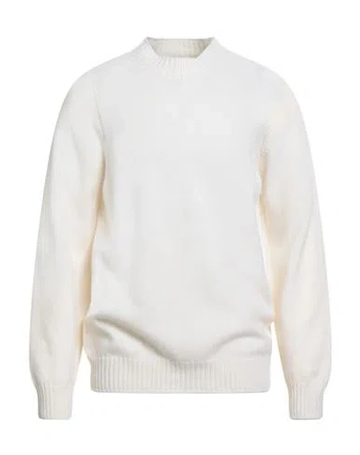 Gran Sasso Man Sweater Off White Size 46 Virgin Wool