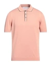 Gran Sasso Man Sweater Pastel Pink Size 40 Cotton