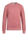 Gran Sasso Man Sweater Pastel Pink Size 40 Cotton