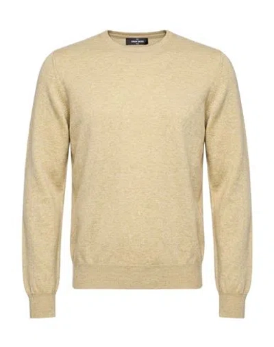 Gran Sasso Man Sweater Pastel Yellow Size 38 Cashmere
