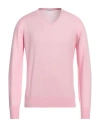 Gran Sasso Man Sweater Pink Size 40 Virgin Wool