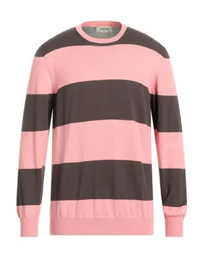 Gran Sasso Man Sweater Pink Size 46 Cotton