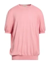 Gran Sasso Man Sweater Pink Size 48 Cotton
