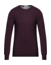 Gran Sasso Man Sweater Purple Size 44 Virgin Wool
