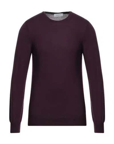 Gran Sasso Man Sweater Purple Size 44 Virgin Wool
