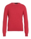 Gran Sasso Man Sweater Red Size 38 Cashmere In Tomato Red