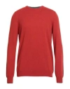 Gran Sasso Man Sweater Red Size 42 Wool, Cashmere, Viscose