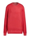 Gran Sasso Man Sweater Red Size 48 Virgin Wool
