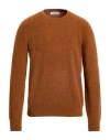 Gran Sasso Man Sweater Rust Size 46 Virgin Wool, Polyamide In Blue