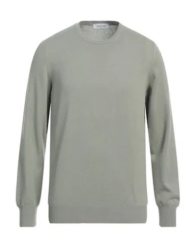 Gran Sasso Man Sweater Sage Green Size 40 Virgin Wool, Viscose, Cashmere In Sage Green