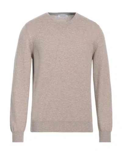Gran Sasso Man Sweater Sand Size 40 Virgin Wool, Cashmere, Viscose In Beige