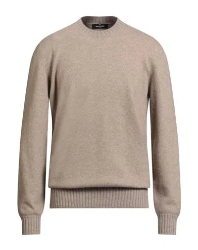 Gran Sasso Man Sweater Sand Size 44 Cashmere