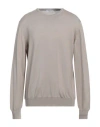 Gran Sasso Man Sweater Khaki Size 44 Virgin Wool In Beige