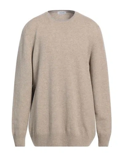 Gran Sasso Man Sweater Sand Size 50 Virgin Wool In Beige