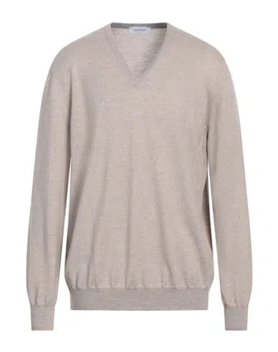 Gran Sasso Man Sweater Sand Size 50 Virgin Wool In Beige