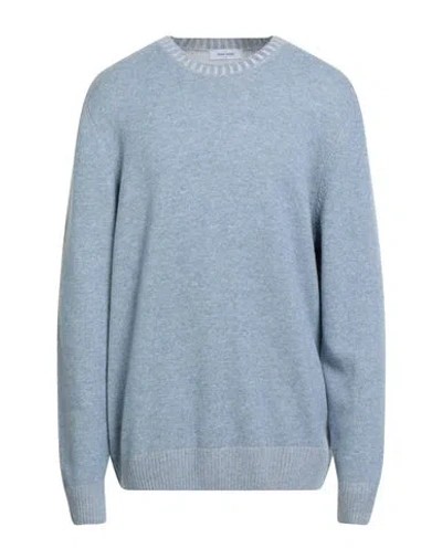 Gran Sasso Man Sweater Sky Blue Size 50 Virgin Wool, Cashmere, Viscose
