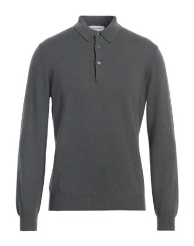 Gran Sasso Man Sweater Steel Grey Size 40 Virgin Wool, Cashmere, Viscose In Gray