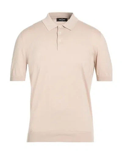Gran Sasso Man Sweater Taupe Size 50 Cotton In Neutral