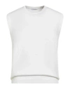 Gran Sasso Man Sweater White Size 40 Cotton