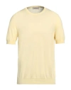 Gran Sasso Man Sweater Yellow Size 40 Cotton