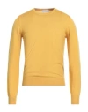 Gran Sasso Man Sweater Yellow Size 48 Virgin Wool In Yellow