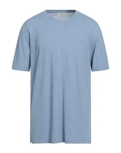 Gran Sasso Man T-shirt Pastel Blue Size 50 Cotton