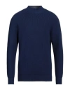 Gran Sasso Man Turtleneck Blue Size 46 Virgin Wool