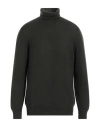 Gran Sasso Man Turtleneck Dark Green Size 46 Virgin Wool