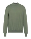 Gran Sasso Man Turtleneck Green Size 44 Virgin Wool