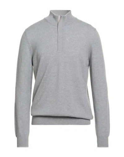 GRAN SASSO GRAN SASSO MAN TURTLENECK GREY SIZE 42 WOOL, CASHMERE, VISCOSE, POLYESTER, POLYURETHANE