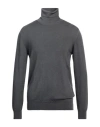 Gran Sasso Man Turtleneck Grey Size 44 Virgin Wool