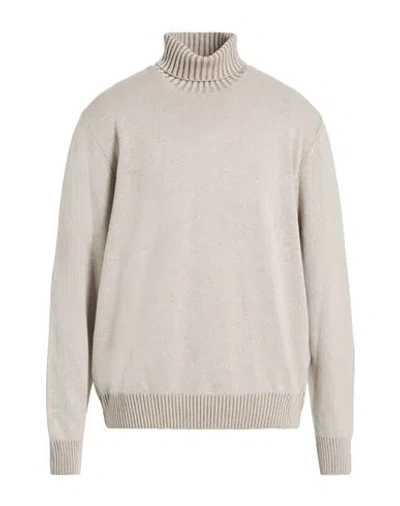 GRAN SASSO GRAN SASSO MAN TURTLENECK IVORY SIZE 48 VIRGIN WOOL, CASHMERE, VISCOSE