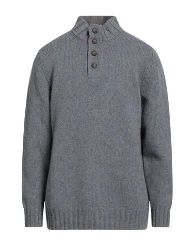 Gran Sasso Man Turtleneck Light Blue Size 48 Virgin Wool