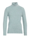 Gran Sasso Man Turtleneck Light Green Size 42 Virgin Wool