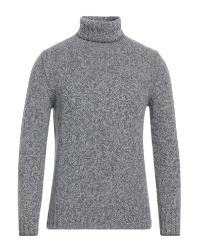 Gran Sasso Man Turtleneck Light Grey Size 40 Virgin Wool