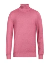 Gran Sasso Man Turtleneck Magenta Size 48 Virgin Wool In Magenta