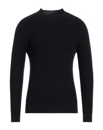 Gran Sasso Man Turtleneck Midnight Blue Size 38 Virgin Wool