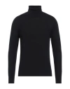 Gran Sasso Man Turtleneck Midnight Blue Size 44 Virgin Wool, Polyester