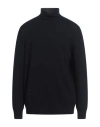 Gran Sasso Man Turtleneck Midnight Blue Size 48 Virgin Wool