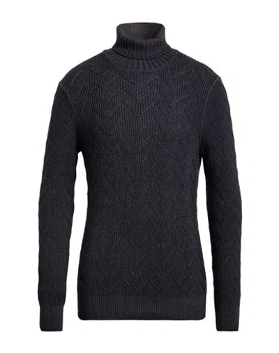 Gran Sasso Man Turtleneck Midnight Blue Size 48 Virgin Wool