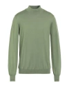 Gran Sasso Man Turtleneck Green Size 44 Virgin Wool In Green