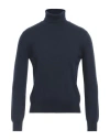 Gran Sasso Man Turtleneck Navy Blue Size 36 Cashmere