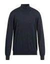 Gran Sasso Man Turtleneck Navy Size 44 Virgin Wool