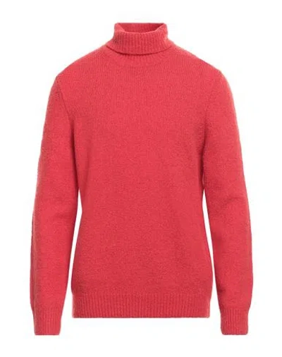 Gran Sasso Man Turtleneck Red Size 44 Wool, Polyamide, Cashmere
