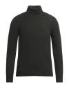 Gran Sasso Man Turtleneck Sage Green Size 38 Virgin Wool