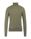 Gran Sasso Man Turtleneck Sage Green Size 40 Virgin Wool, Polyester