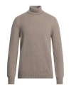 Gran Sasso Man Turtleneck Sand Size 42 Virgin Wool In Beige