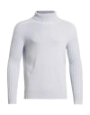 Gran Sasso Man Turtleneck Sky Blue Size 46 Virgin Wool In Gray