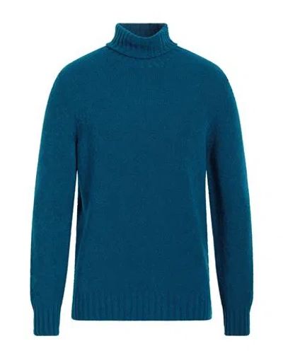 GRAN SASSO GRAN SASSO MAN TURTLENECK TURQUOISE SIZE 44 VIRGIN WOOL, POLYAMIDE